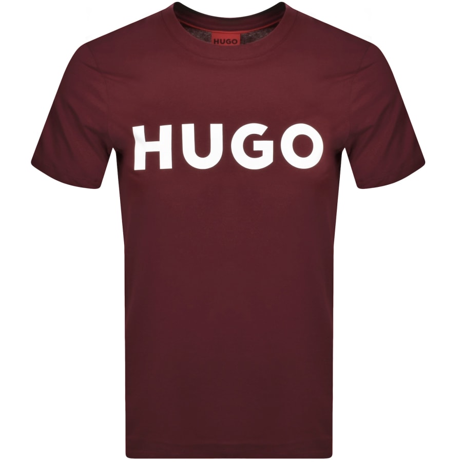 Hugo boss burgundy t shirt store